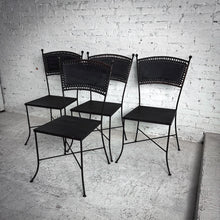 Load image into Gallery viewer, Set of 4 Industrial Iron Dining Chair
