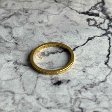 Load image into Gallery viewer, Set of 3 Vintage Italian 18K Gold Blue Enamel Band
