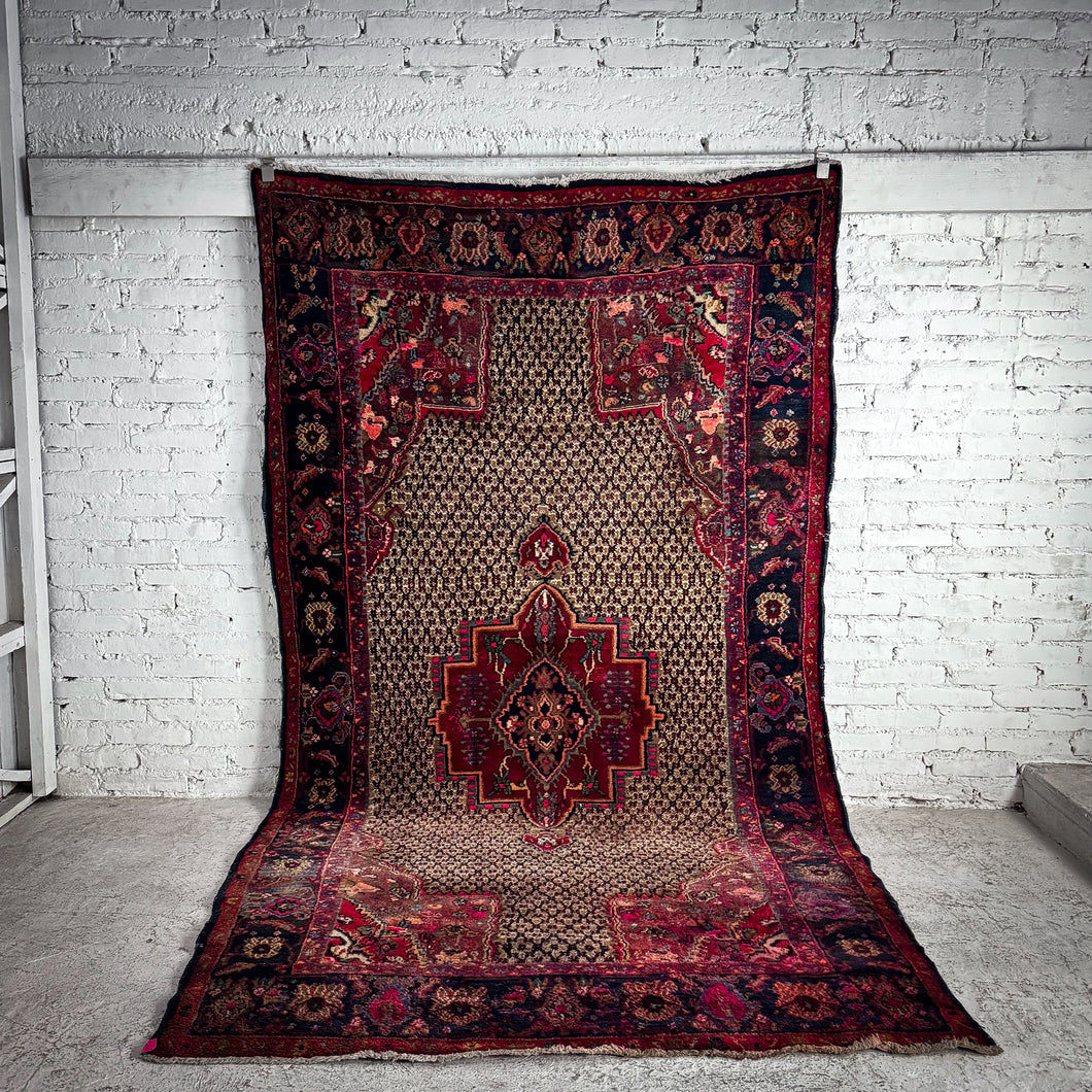 Mid 20th Century Area Persian Knotted Rug