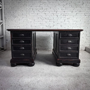 Early 20th Century American Partners Desk