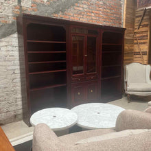 Load image into Gallery viewer, Neoclassical Dark Mahogany Wood Office Furniture
