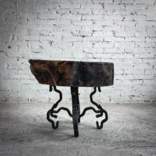 Load image into Gallery viewer, Live Edge Patina Hardwood Side Table
