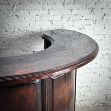 Load image into Gallery viewer, Semi Circle Revivalist Wood Bar Table
