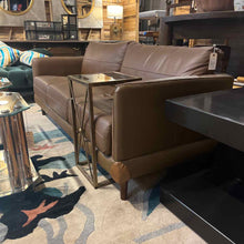 Load image into Gallery viewer, Haus Contemporary Brown Leather Sofa
