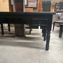 Load image into Gallery viewer, Traditional Black Wood Desk
