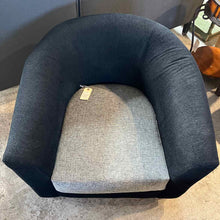 Load image into Gallery viewer, Contemporary Mixed Fabrics Club Chair
