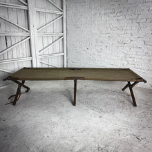 Load image into Gallery viewer, 1950&#39;s Military Style Cot Canvas Bed
