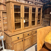 Load image into Gallery viewer, Rustic Pine China Cabinet
