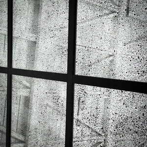 Industrial Antiqued Metal Windowpane Mirror Mirror