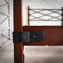 Load image into Gallery viewer, Arts &amp; Craft Full Mesquite &amp; Iron Bed
