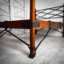 Load image into Gallery viewer, Arts &amp; Craft Full Mesquite &amp; Iron Bed
