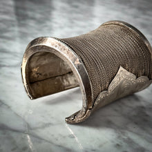 Load image into Gallery viewer, Southeast Asian Braided Silver Cuff
