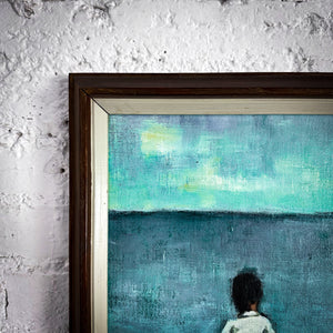 Vintage Signed Figurative Painting