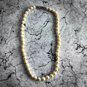 Vintage Traditional Cultured Akoyo Pearl Multi-Strand Necklace