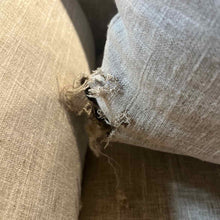 Load image into Gallery viewer, Contemporary Linen &amp; Wood Sofa
