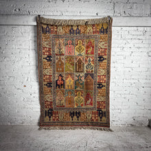Load image into Gallery viewer, 20th C. Caucasian Wool Persian Oriental Hand Knotted Rug
