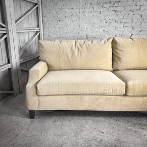 EJ Victor Transitional Striped Velour Sofa