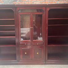 Load image into Gallery viewer, Neoclassical Dark Mahogany Wood Office Furniture
