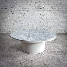 Load image into Gallery viewer, Blu Dot Plateau Carrara Marble Cocktail Table
