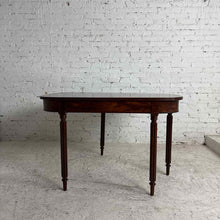 Load image into Gallery viewer, Sheraton Revival Style Mahogany Console and Card Table
