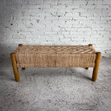 Load image into Gallery viewer, Mexican Rush Seat Bench
