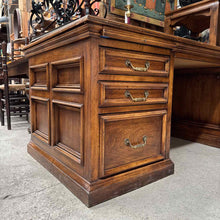 Load image into Gallery viewer, Cal Mode Traditional Semi-gloss Oak Desk
