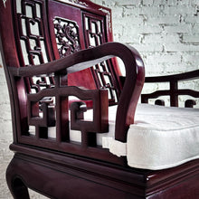 Load image into Gallery viewer, Qing Style Carved Rosewood Armchair
