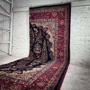 Kerman Wool Room Persian Knotted Rug