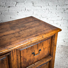 Load image into Gallery viewer, Vintage Colonial Revival Aged Oak Cabinet

