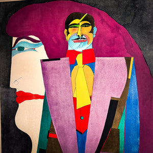 1974 Richard Lindner Pop Art Lithograph Print