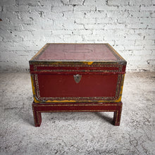 Load image into Gallery viewer, 19th Century Chinese Lacquered Leather Clad Trunk
