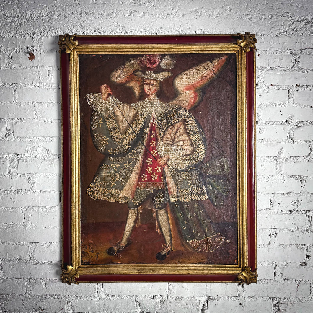 Cusco School Baroque Oil Canvas Painting