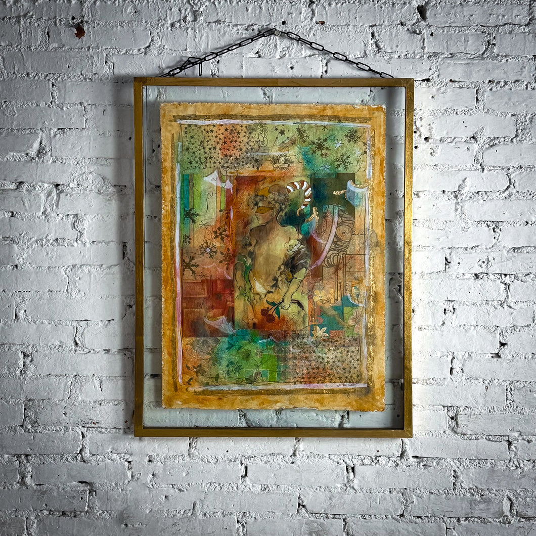 Contemporary Signed Lyrical Abstraction Painting