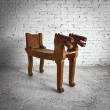 Load image into Gallery viewer, 1980&#39;s Folk Figural Mesquite Bench
