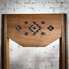 Load image into Gallery viewer, Set of 3 Navajo Style Walnut Bar Stool or Bench
