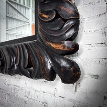 Load image into Gallery viewer, Baroque Hand Carved Dark Gold Cedar Full Length Mirror
