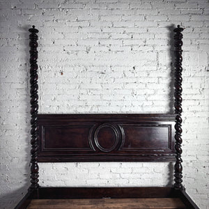 Four Poster Victorian Style Queen Wood Bed Frame