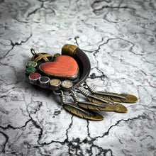 Load image into Gallery viewer, 1983 Mitchell C. Zephier Lakota Mixed Metals Brooch
