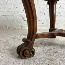 Load image into Gallery viewer, Renaissance Revival Style Marble-Top Carved Wood Accent Table
