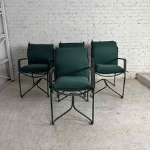 Load image into Gallery viewer, Set of 4 MCM Green Ribbon Slat Chairs
