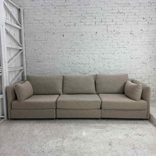 Load image into Gallery viewer, 3-Piece PolyLinen Modular Sofa
