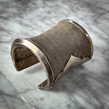 Load image into Gallery viewer, Southeast Asian Braided Silver Cuff
