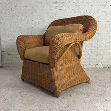 Load image into Gallery viewer, Woven Rattan Lounge Chair
