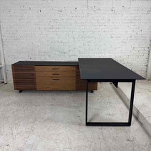Load image into Gallery viewer, BDI Corridor 6531 Walnut L-Shaped Desk
