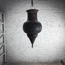 Load image into Gallery viewer, Moroccan Patina Brass Pendant Light
