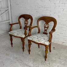Load image into Gallery viewer, Pair of Victorian Revival Armchairs
