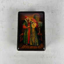 Load image into Gallery viewer, Fedoskino Russian 'The Red Flower'  Lacquer Box
