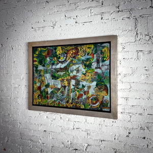 Juan Ordóñez Abstract Expressionist Impasto Canvas Painting