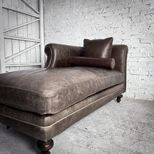 Load image into Gallery viewer, Transitional Leather Chaise
