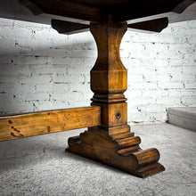 Load image into Gallery viewer, Rustic Pine Pedestal Dining Table
